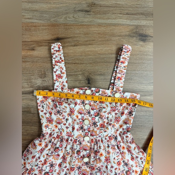 Masons Daughter Dress Womens Small Puff Sleeve Mini Floral Dress - Picture 9 of 11